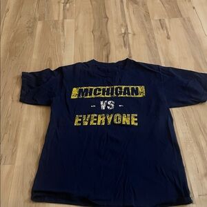 Michigan vs Everyone Navy T-Shirt